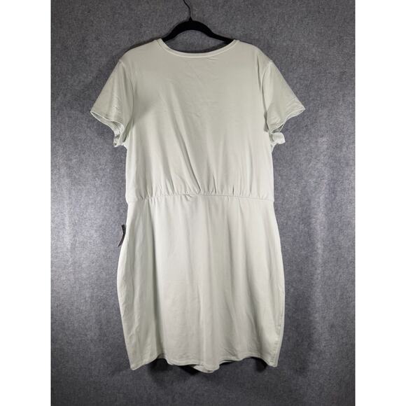 NEW Express Light Green Tie Waist Dress - Picture 7 of 8